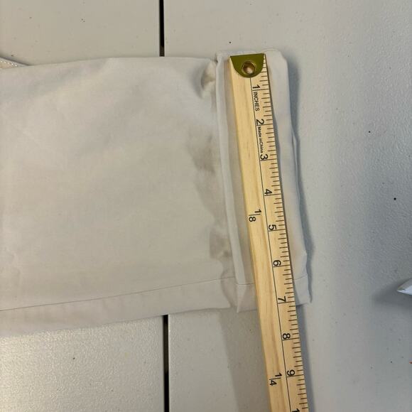 Chico's Women's Size 2.5 (L/14) Beige Crop Pants Cotton Blend Stretch Pants - Picture 10 of 12